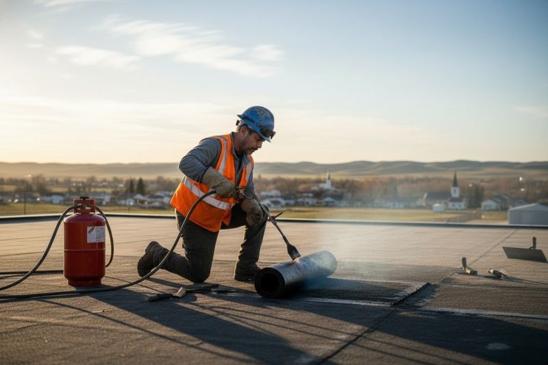 Tar And Gravel Roof Service detail